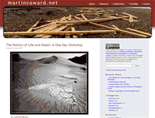 Tablet Screenshot of martincoward.net